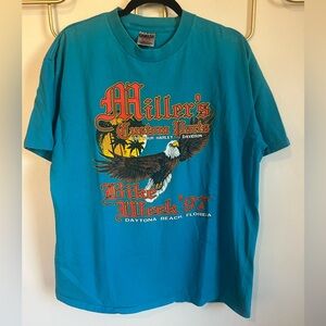 Oneita Power-T Large Miller’s Bike Week ‘97 T-Shirt
